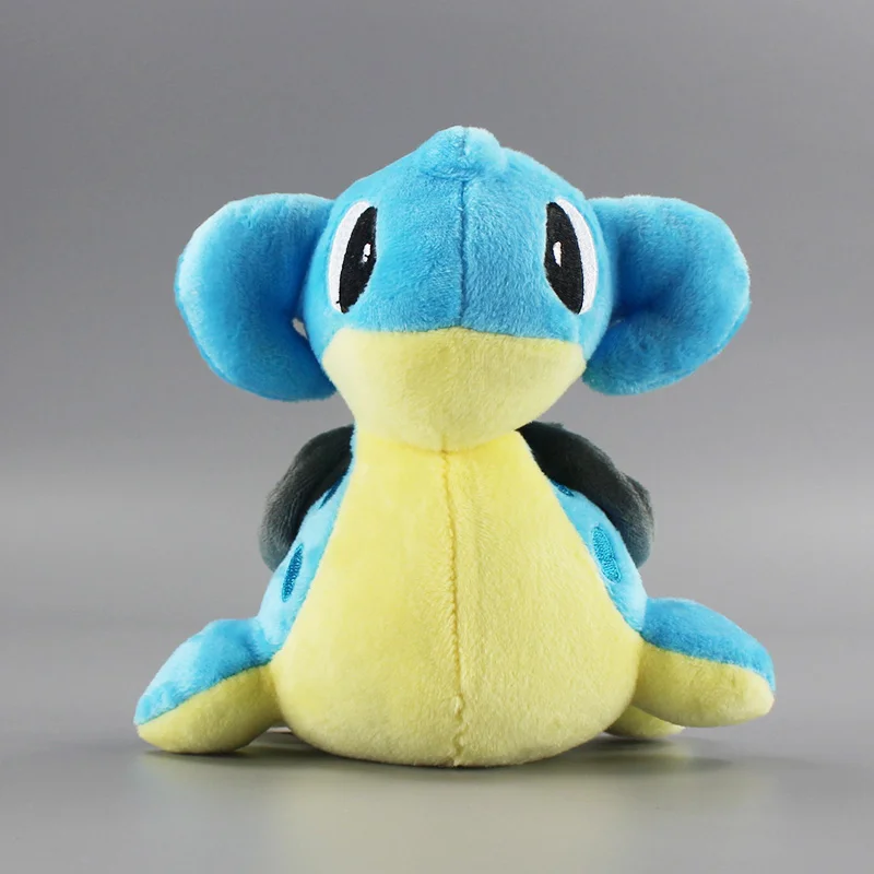 Lapras 11 видов стилей Ditto Lapras Wobbuffet Cyndaquil Snorlax Psyduck Lucario Mew Mudkip милые плюшевые куклы Pandent игрушки для детей - Цвет: Lapras