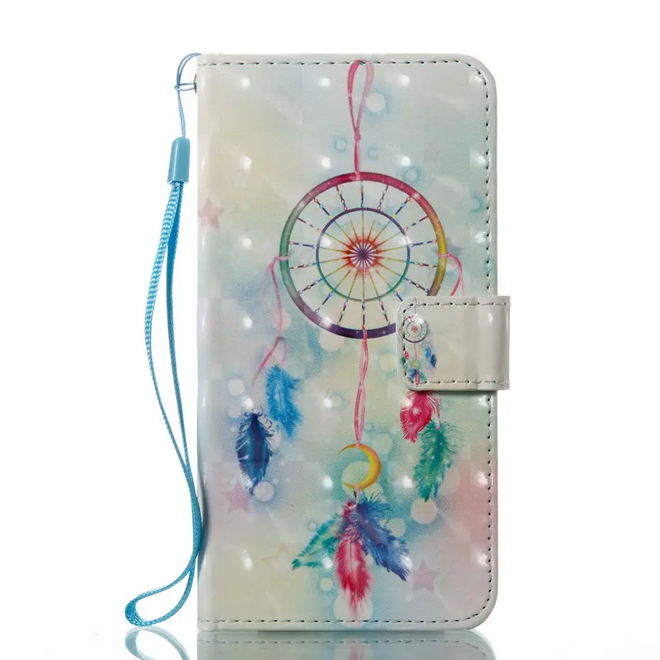 MILYSSI чехол для iPhone X Xs XR XS Max Wallet Case IPhone Flip PU кожа 3D Vision Обложка с рисунком | Мобильные