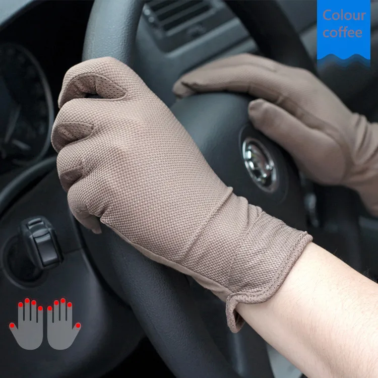 

Freeshipping 3 pairs Anti-UV Man driving protecting anti-slip glove full-finger screen-touching gloves for winter/spring autumn