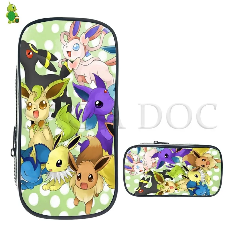 11 Pokemon Pikachu Eevee косметический чехол для детей, большой размер, для карандашей, коробка для мальчиков, Детские канцелярские принадлежности, сумки для хранения, школьные принадлежности, сумка для макияжа - Цвет: 11
