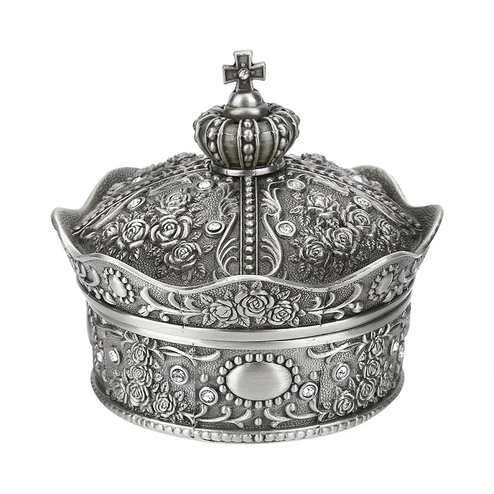 Size L Коробка для хранения ювелирных изделий для ожерелья, браслета, кольца, серьги, дисплей в форме короны, розы, чехол-органайзер для украшений, украшение для дома - Цвет: Size L