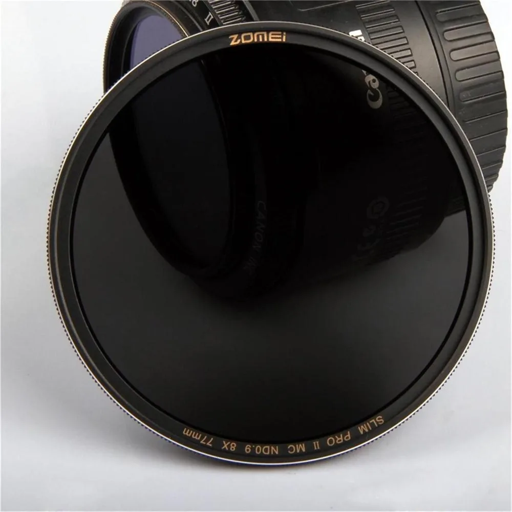 72 мм Zomei ультра тонкий ND8 ND0.9 8X 3 стоп-экспозиция серебряная оправа стекло