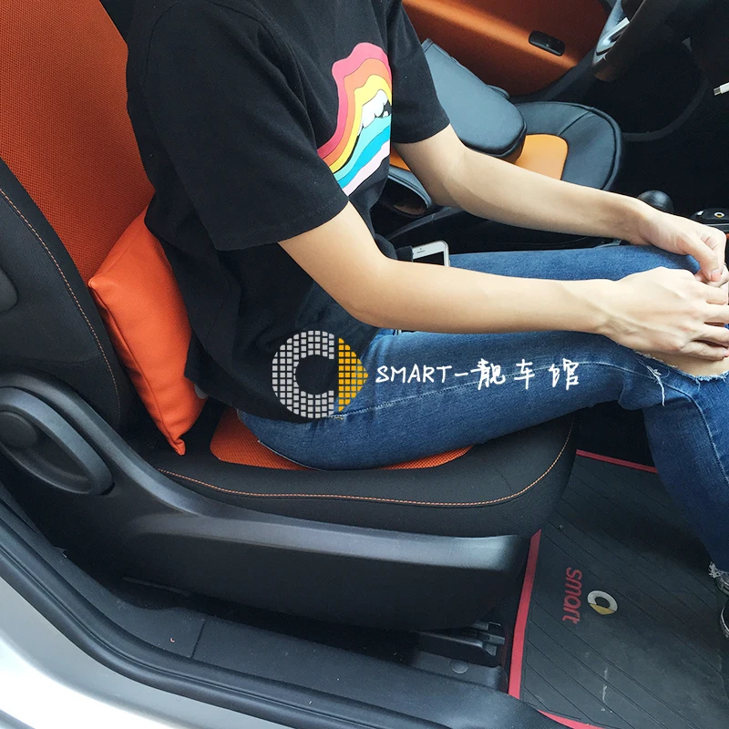Подушка сиденья Поддержка для талии подушка под поясницу автомобильное сиденье снимает боль авто аксессуары для Smart 450 451 Smart 453 fortwo forfour