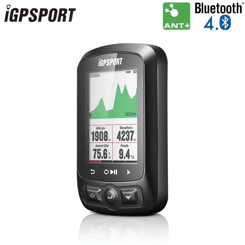 I gps порт IGS618E gps велосипедный компьютер IPX7 беспроводной водонепроницаемый компьютер подсветка для езды цифровой датчик скорости
