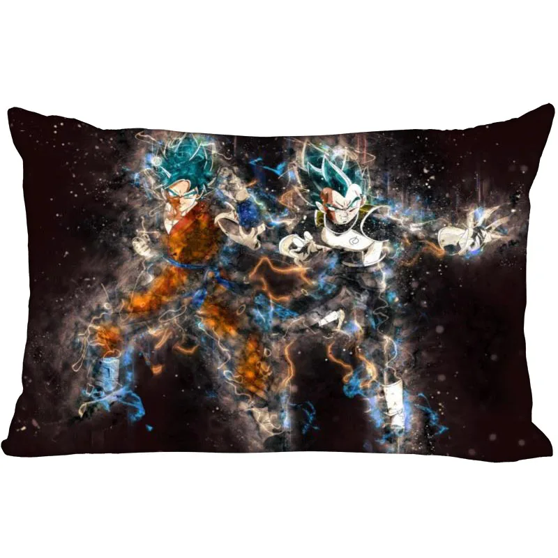 20 Горячая Распродажа Dragon Ball Z, накидка для подушки, Спальня для дома или офиса, декоративные Наволочки прямоугольник Подушка на молнии Чехлы Атласная ткань, не выцветает - Цвет: 20