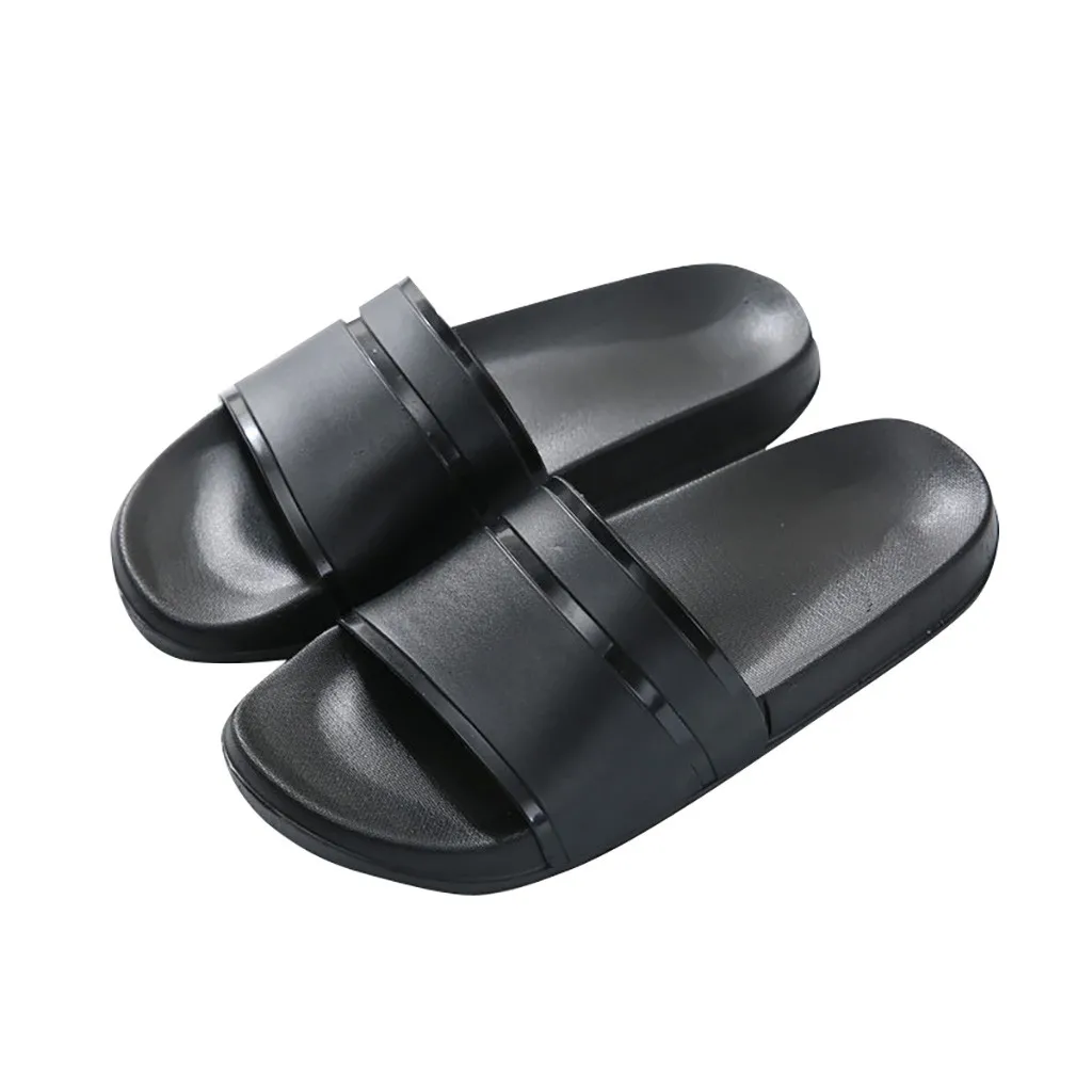 Простые повседневные домашние тапочки из водонепроницаемого материала обувь на