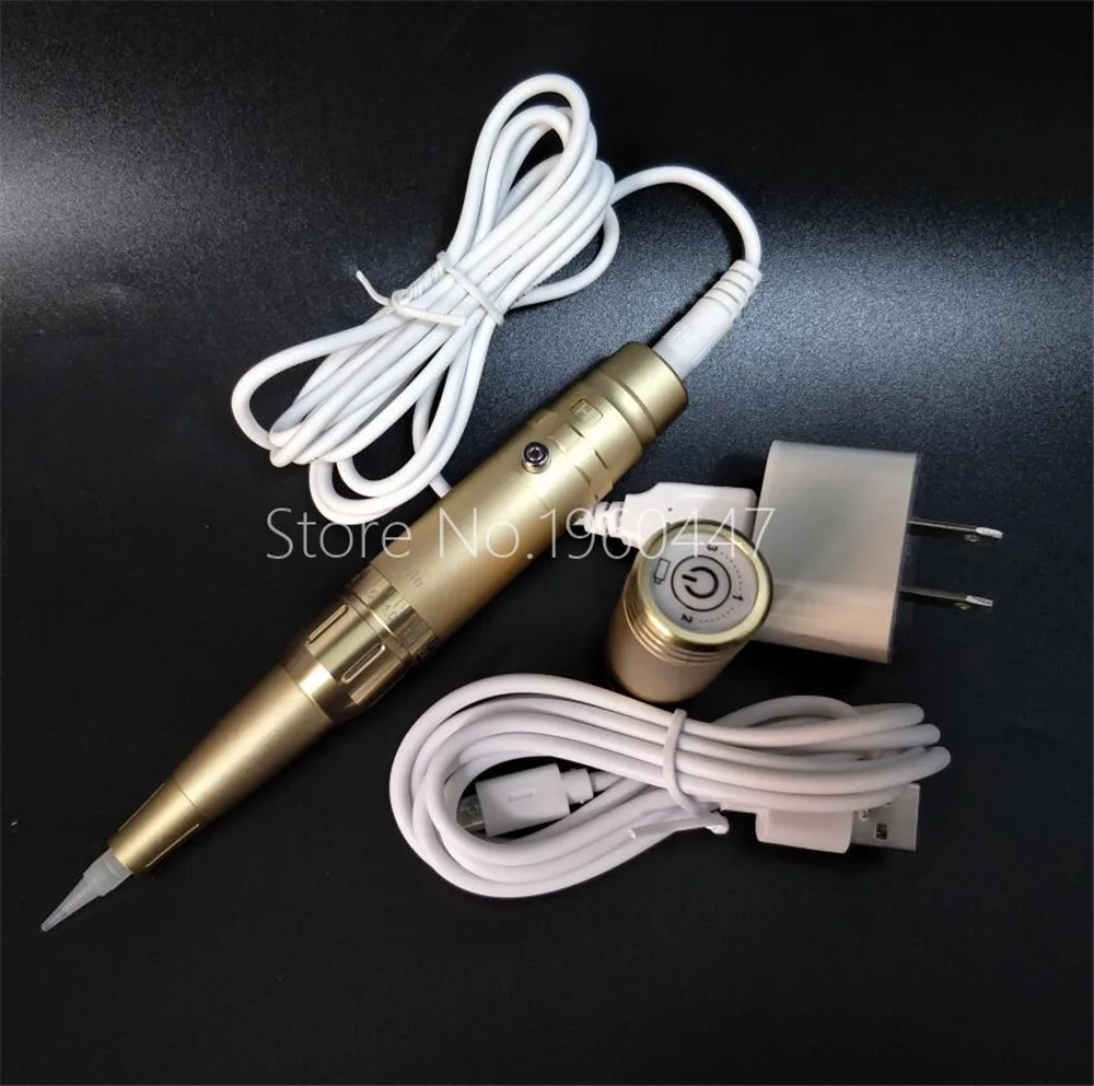 35000R Wireless battery permanent makeup machine eyebrow manual tattoo gun pen for 3d lips eyebrow eyeliner import motor