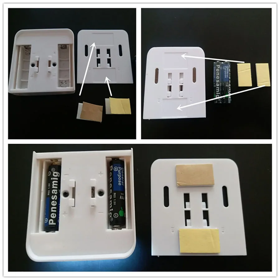 DALCAN PIR датчик движения ночная лампа на батарейках Интеллектуальный светодиодный