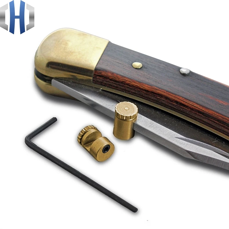 2019 Новое поступление CNC Technic EDC латунный нож кнопочный толкатель ножей
