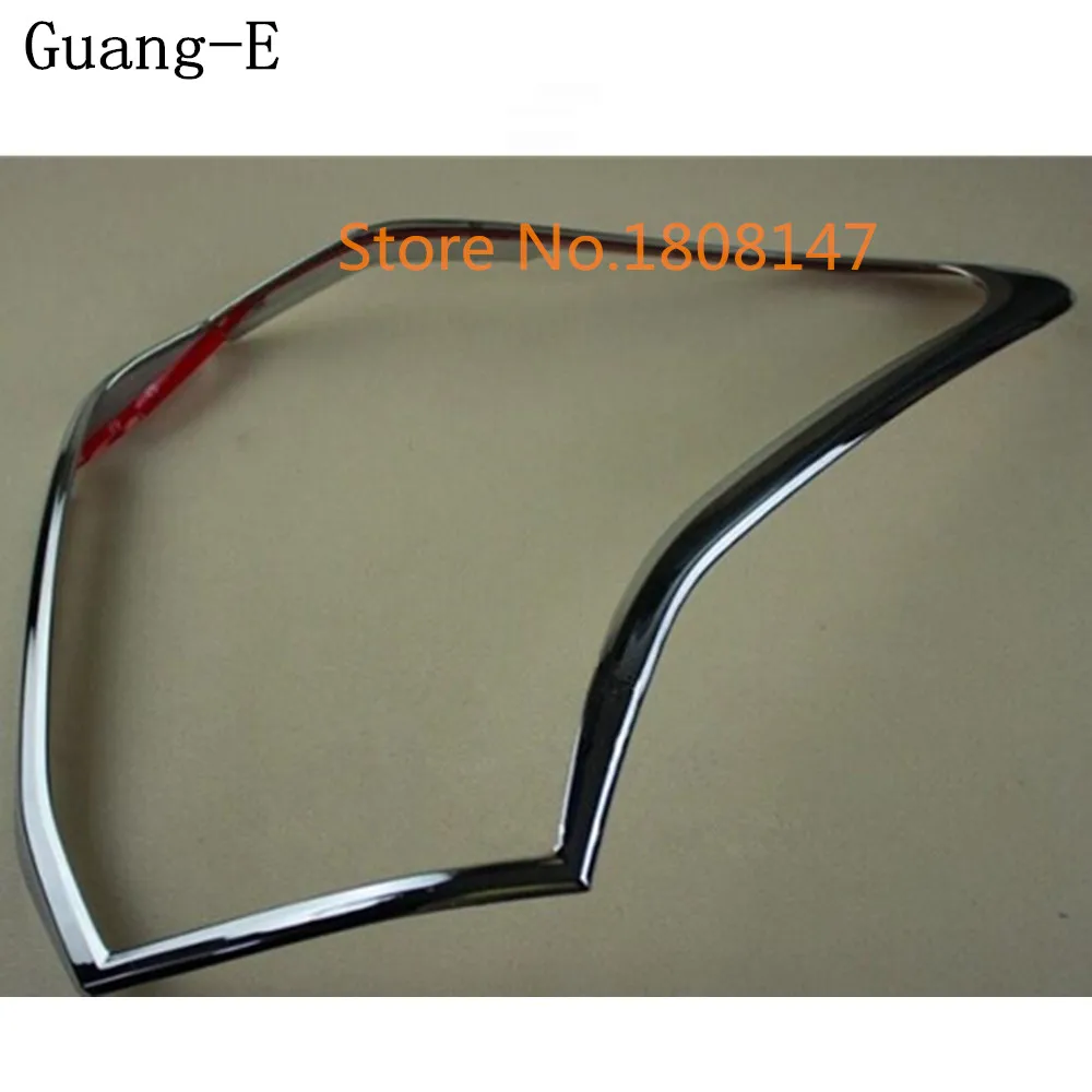 Автомобильный задний хвост светильник лампы детектор рамка ABS хромированная