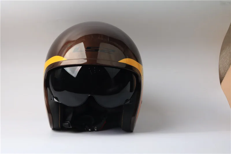 Ls2 OF599 шлемы Spitfire moto rcycle шлем jet винтажный шлем с открытым лицом Ретро 3/4 полушлем casco moto capacete moto ciclismo