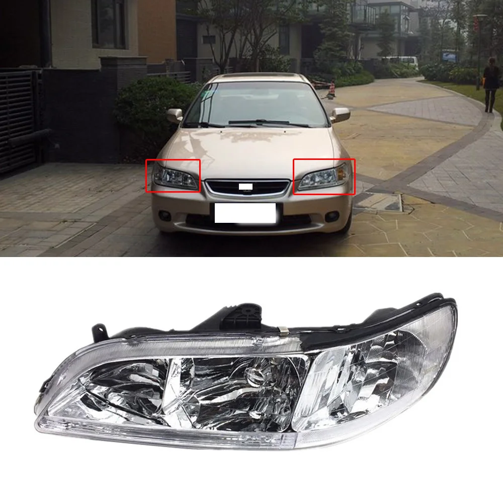 CAPQX для Honda Accord 1998 1999 2000 2001 2002 Передний бампер фар Фары головного светильник