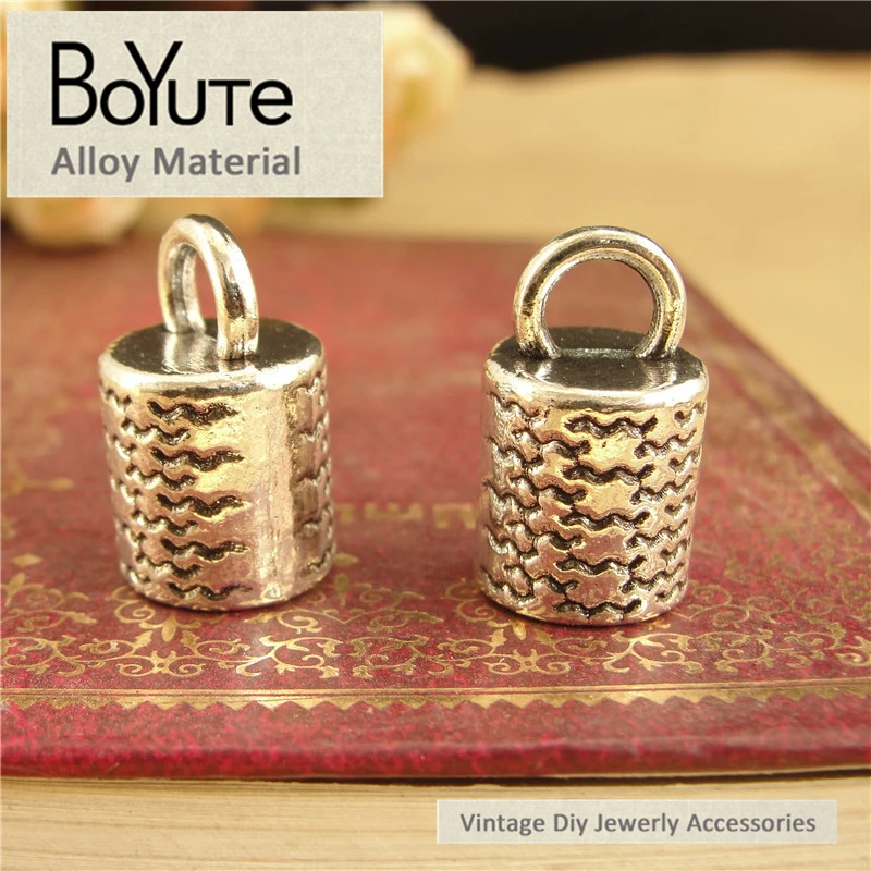 BoYuTe (30 шт./лот) 11*18 мм 2 цвета винтажный разъем из цинкового сплава кулон Diy модный