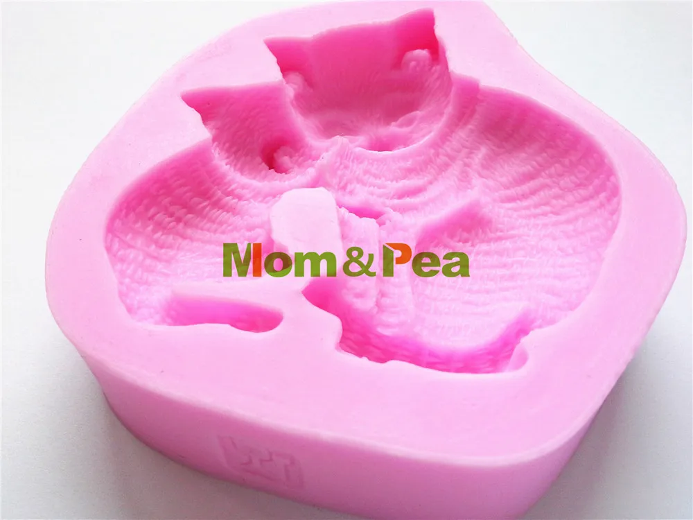 Силиконовая форма для украшения торта в виде кошек 3D-форма и пирога силиконовая