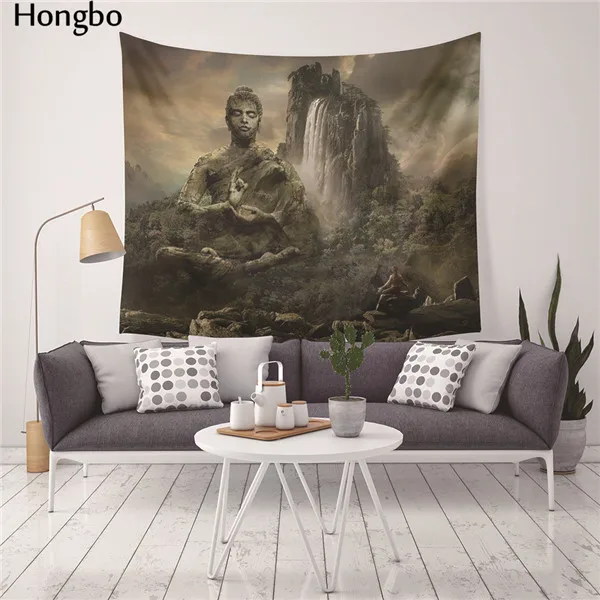 3 Hongbo индийская МАНДАЛА ГОБЕЛЕН фигурка Будды Печатный гобелен навесной пляж пледы коврик покрывало в стиле хиппи Йога коврик одеяло - Цвет: 3