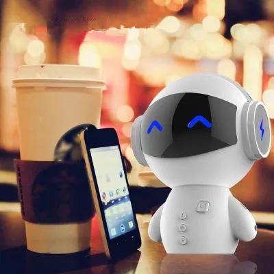Робот Bluetooth стерео телефон Беспроводная мини карта бас компьютер маленькие колонки