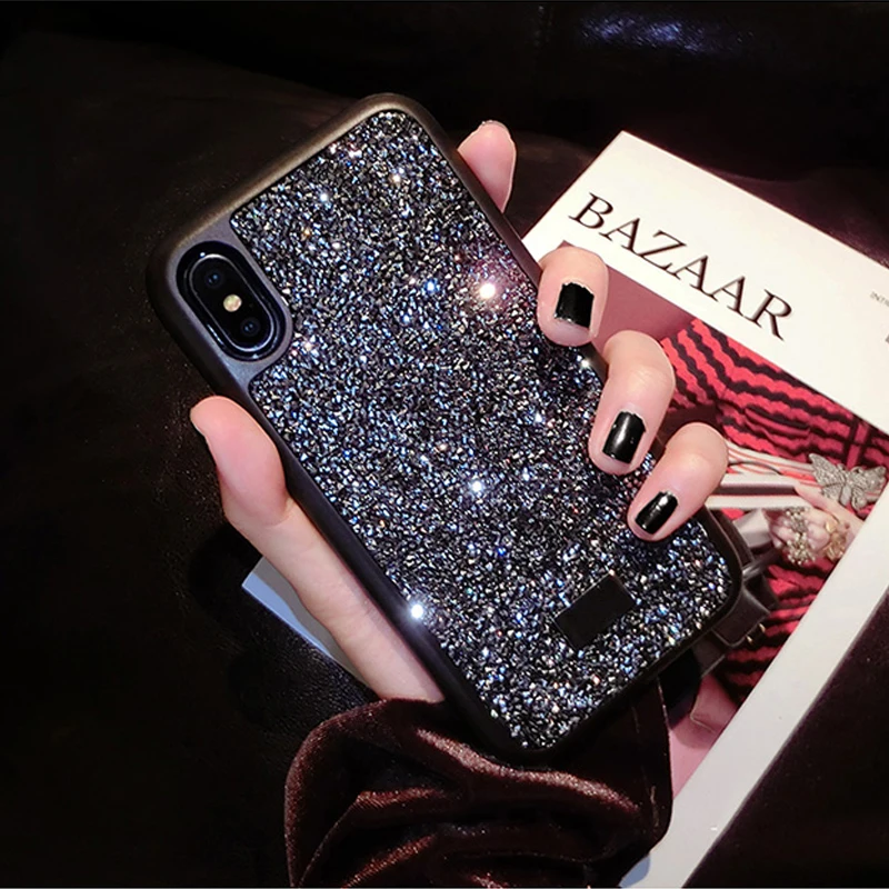 Новые 6s роскошные стразы XSMAX Swarovski мобильный телефон оболочки iPhone8plus/7 p сетка