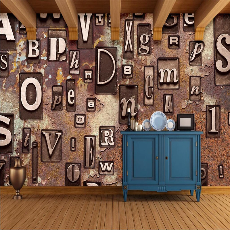 Декоративные обои ржавчины стильные 3D Фотообои|Тканевые и текстильные обои| |