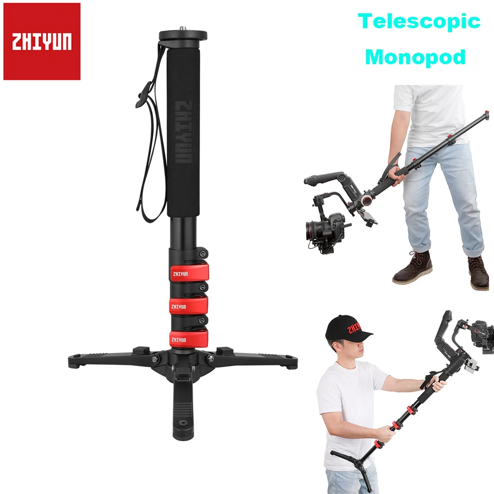 Zhiyun официальный 1 2 м Телескопический монопод с расширенным полюсом для Crane 3 weewell