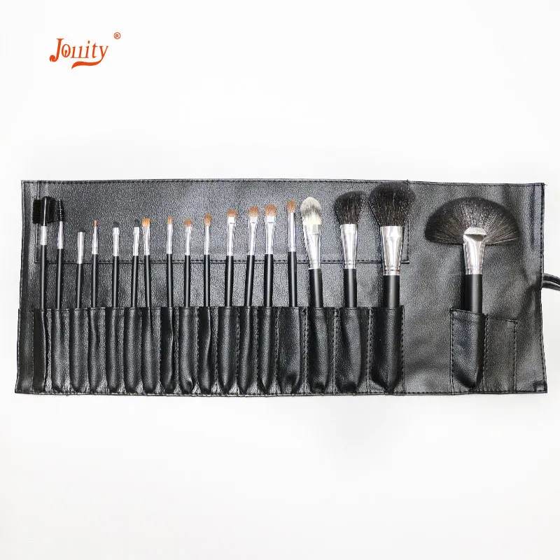 jollity 18pcs Makeup Brush Set Eye Shadows Lipstick Powder Foundation Brushes With Cosmetic PU Bag Professional Make Up Tool | Красота и