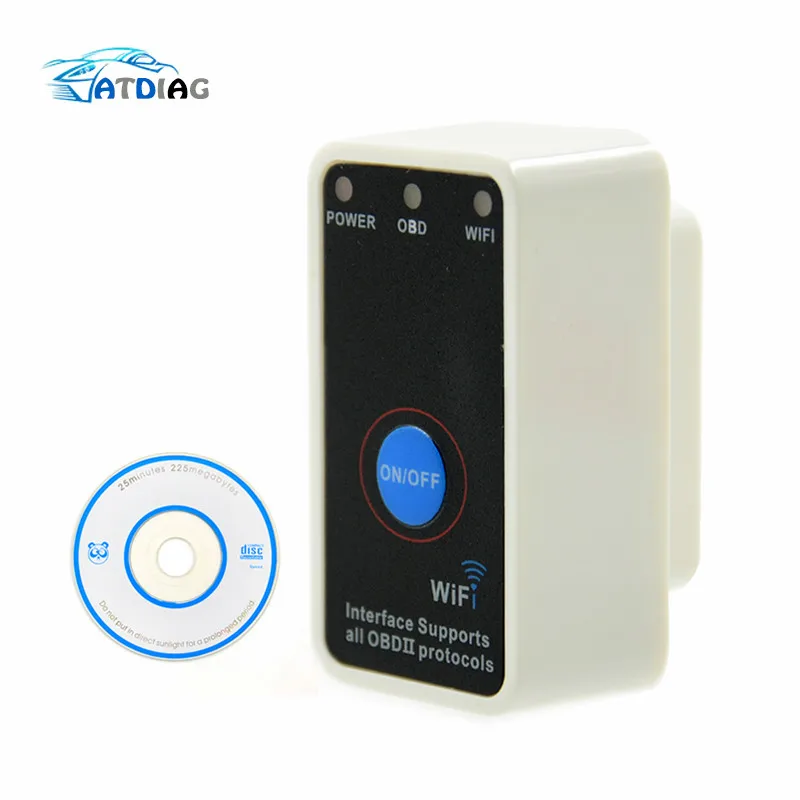 Wi Fi v2.1 считыватель кодов переключатель диагностический инструмент Супер Мини