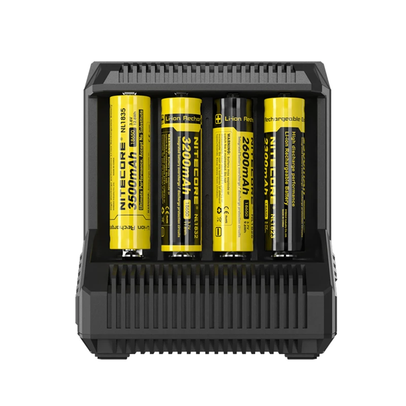 Интеллектуальное зарядное устройство NITECORE I8 многофункциональное с 8 разъемами