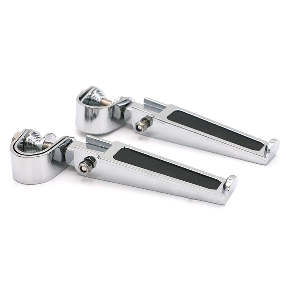 

Universal Motorcycle CNC U-clamp Foot Pegs Highway Engine Crash Bar Footrests For Honda Suzuki Harley Street Bike