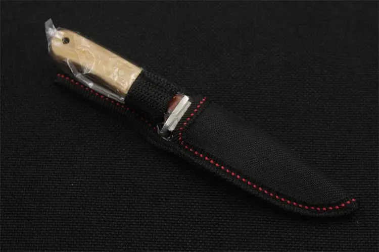 Популярный мини боевой нож с фиксированным лезвием деревянная ручка карманные