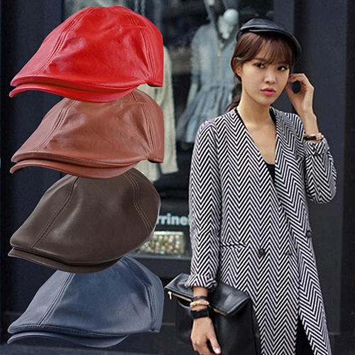 Новинка 2016 хит продаж новая мужская и женская кепка из искусственной кожи Кепка