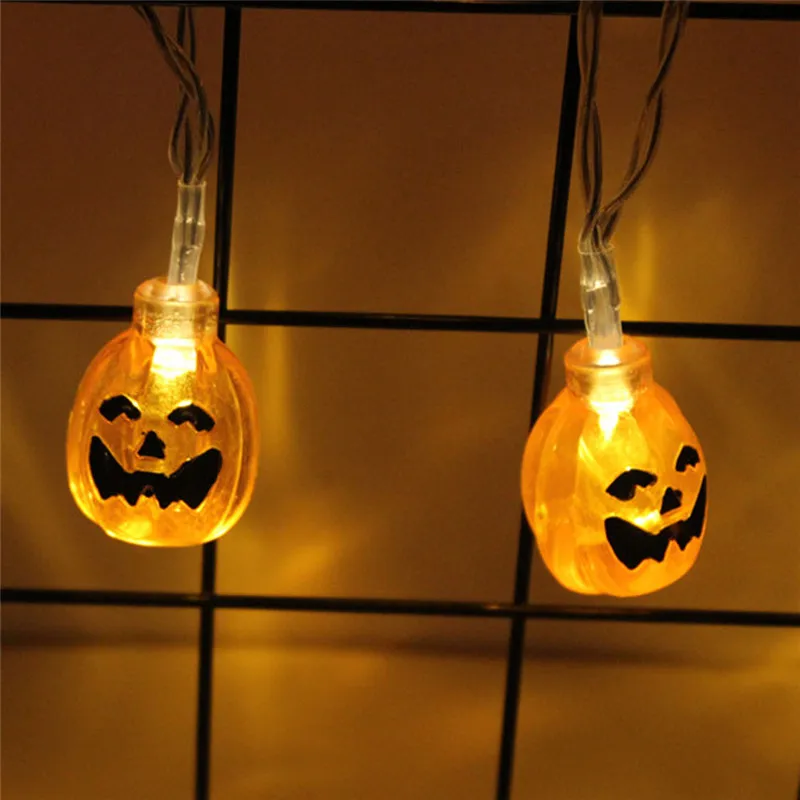 

Сказочная гирлянда в виде тыквы для Хэллоуина, 220 В переменного тока, 4 м, 20 светодиодов, украшение для сада, вечеринки, Рождества