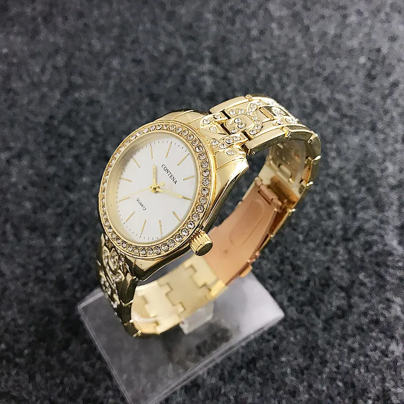 Новое поступление женские новые Женева Дамы Кварцевые Подарки для девушки