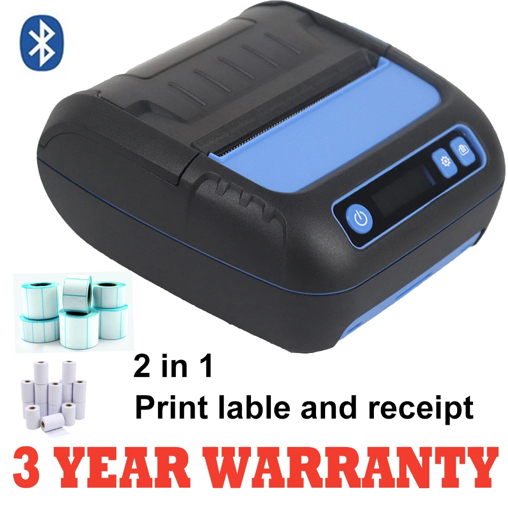 M80B термопринтер и Bluetooth этикетка PrinterAndroid/iOS/Windows для малого бизнеса ESC/POS |