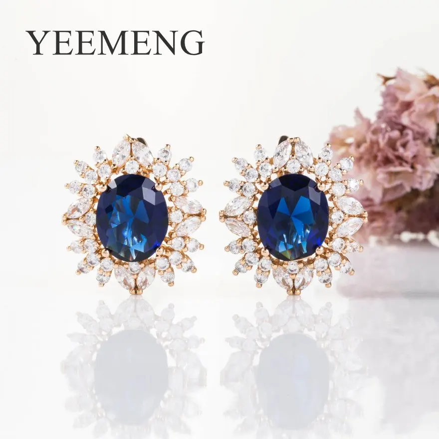 YEEMENG Модные украшения свадебные Для женщин Золотой партия Кристалл 5 цветов