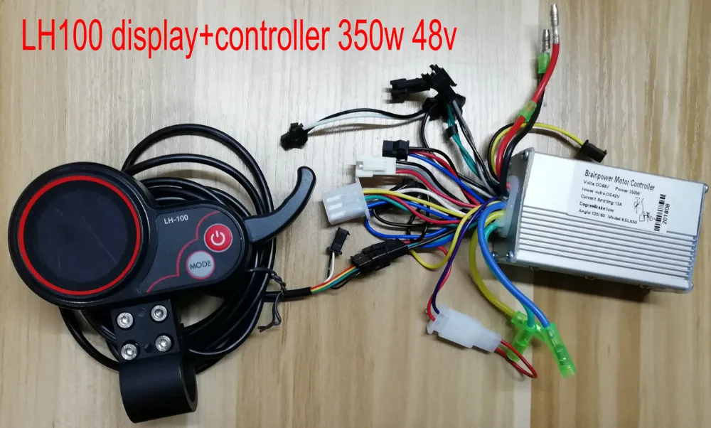 ЖК-дисплей белый/цветной экран с переключателем и контроллером 24v36v48v60v250w350w Электрический велосипед Скутер MTB трехколесный велосипед подвижные части