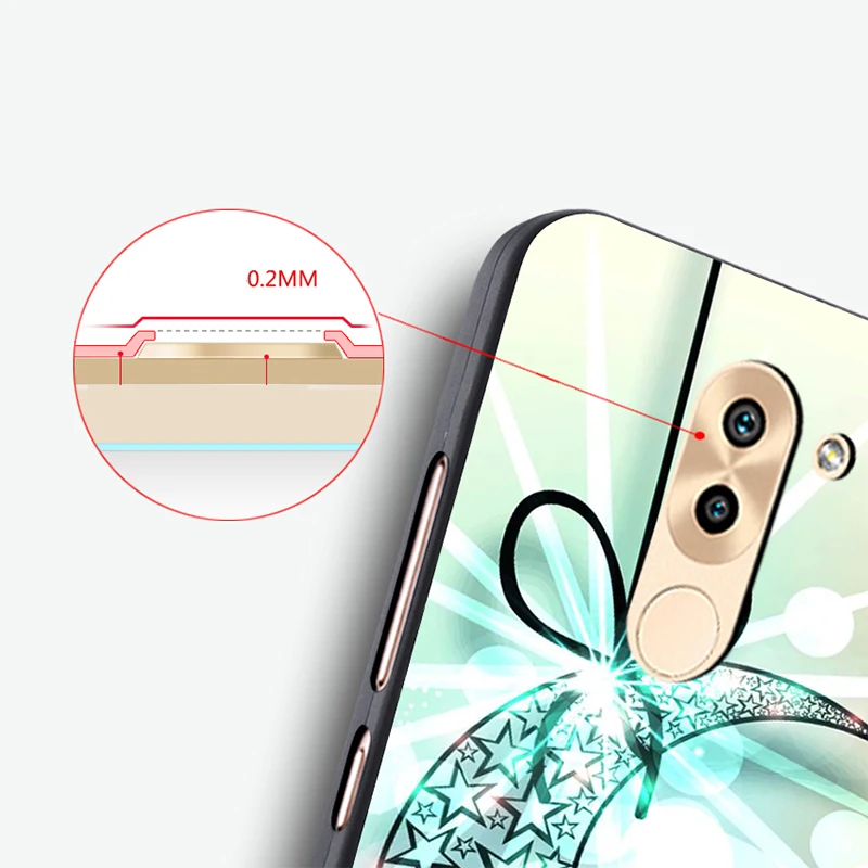 Чехол для Huawei honor 6x Оригинальный чехол чехол-сумка из кожи волка рыбы черепа Fundas