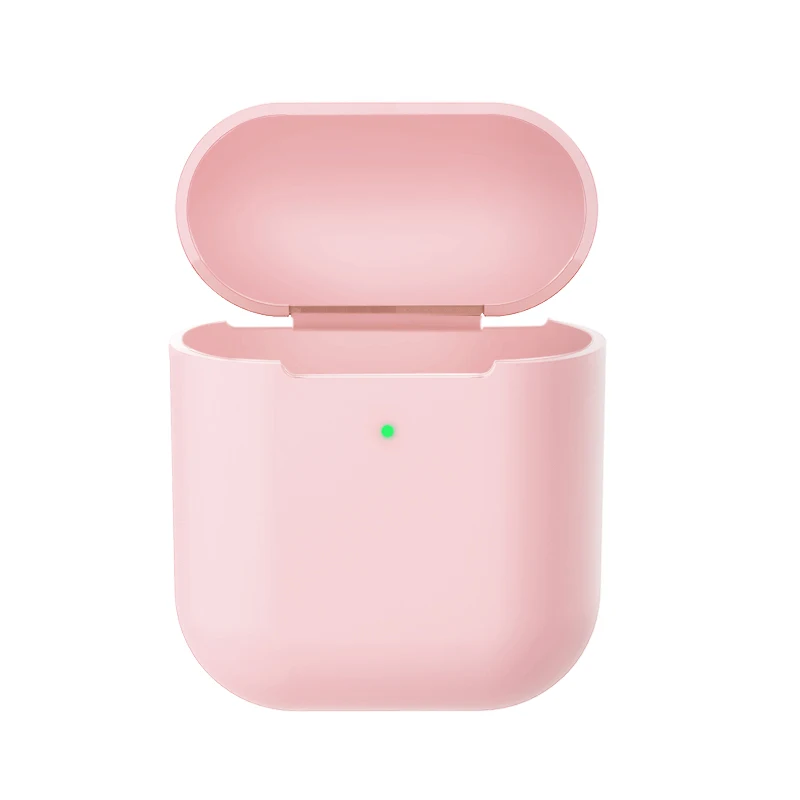06 Чехол для наушников Apple AirPods 2 силиконовый чехол беспроводные Bluetooth наушники Air Pods защитный чехол для AirPod Silm чехол - Цвет: 06