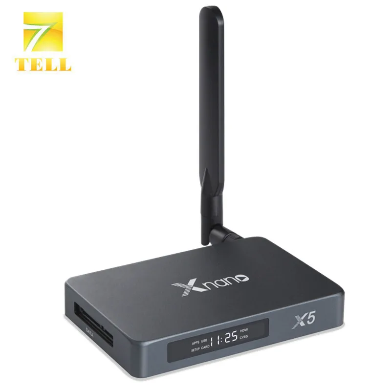 Xnano X5 Android 6,0 RTD1295 Smart tv Box DDR4 2 Гб 16 Гб поддерживает SATA 3,0, DVR, Dolby Digital, DTS Dual wifi телеприставка