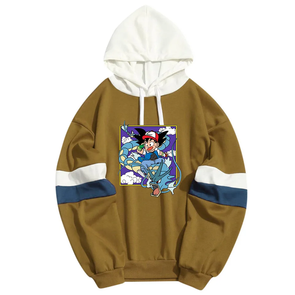 Весенне-летние мужские и женские толстовки с Драконий жемчуг Goku Master, крутая уличная одежда в стиле хип-хоп Харадзюку, пэчворк, Sudaderas - Цвет: color6