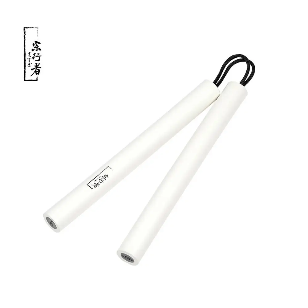 Боевые искусства уровень тхэквондо в Nunchakus дети Веревка Цепи nunchaku юный ребенок кунг-фу ушу нунчаки тренер начинающих - Цвет: 250mm white