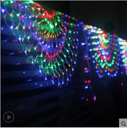 Рождественская светодиодная гирлянда 3x0 5 м наружная украшение сетчатая