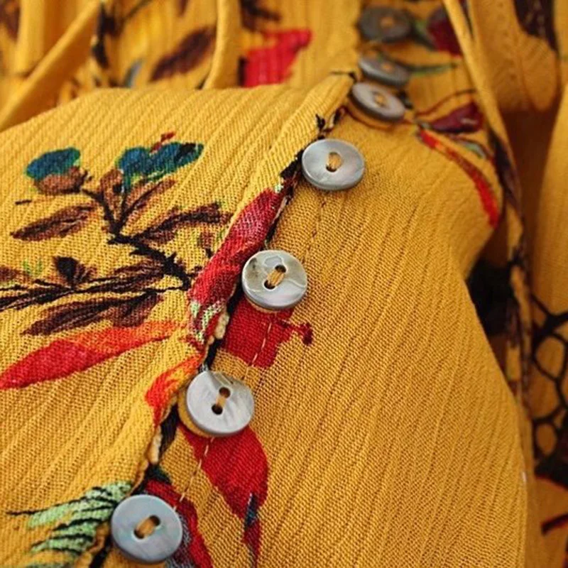 2017 New Fashion Short Mini Dress Women Casual Long Sleeve Ruffles Print Female Loose Floral Vestidos Robe | Женская одежда