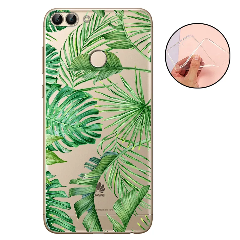 CROWNPRO СПС huawei P Smart чехол силиконовый мягкий ТПУ чехол P Smart Coque задний телефон для Funda huawei P Smart чехлы - Цвет: TAGBZ