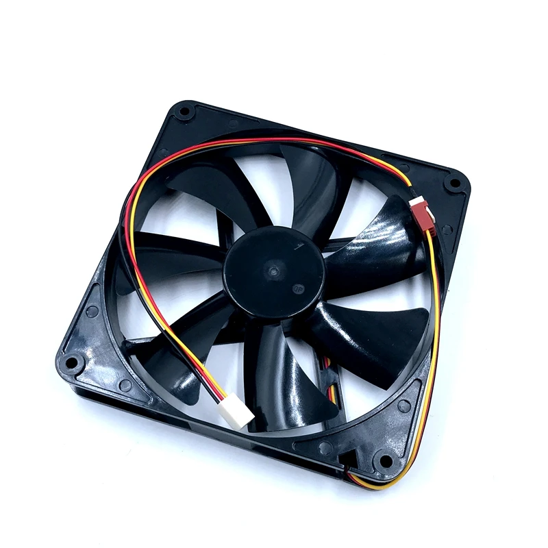 140mm вентилятор DF1402512SEDN DC 12V 0.06A рукав 3-контактный 140x140x25 мм pc чехол Сервер вентилятор охлаждения 1050 об/мин