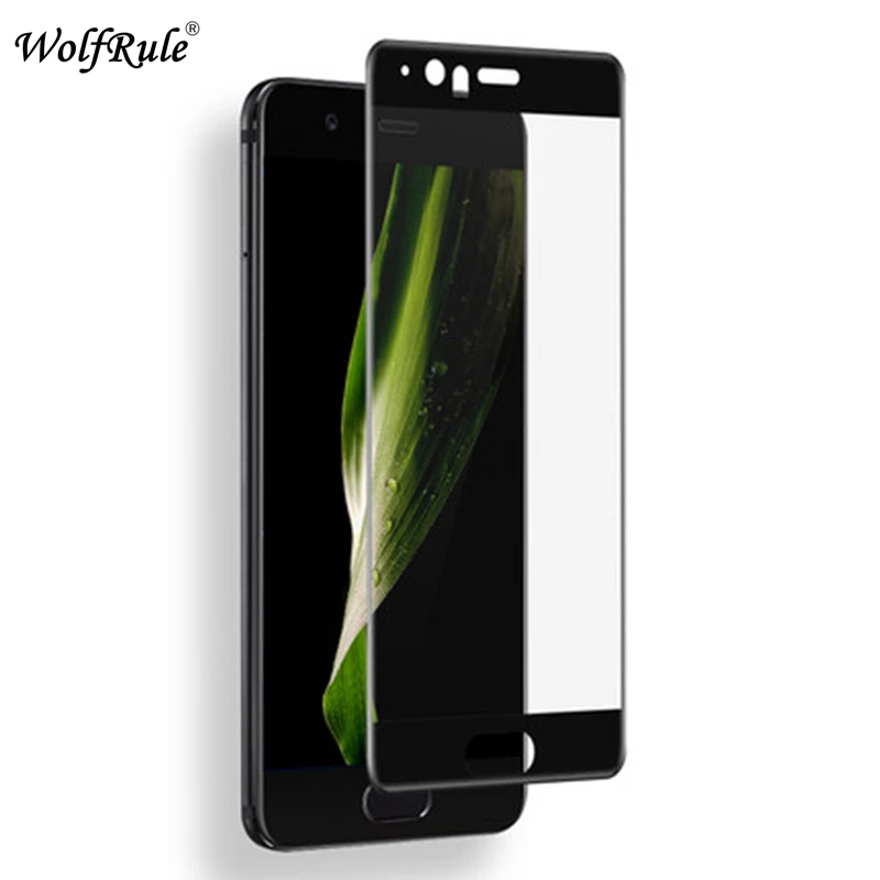 Protector de pantalla de vidrio templado para Huawei P10, 2.5D pel&iacute;cula completa, Anti-Brust, 2 uds.-1