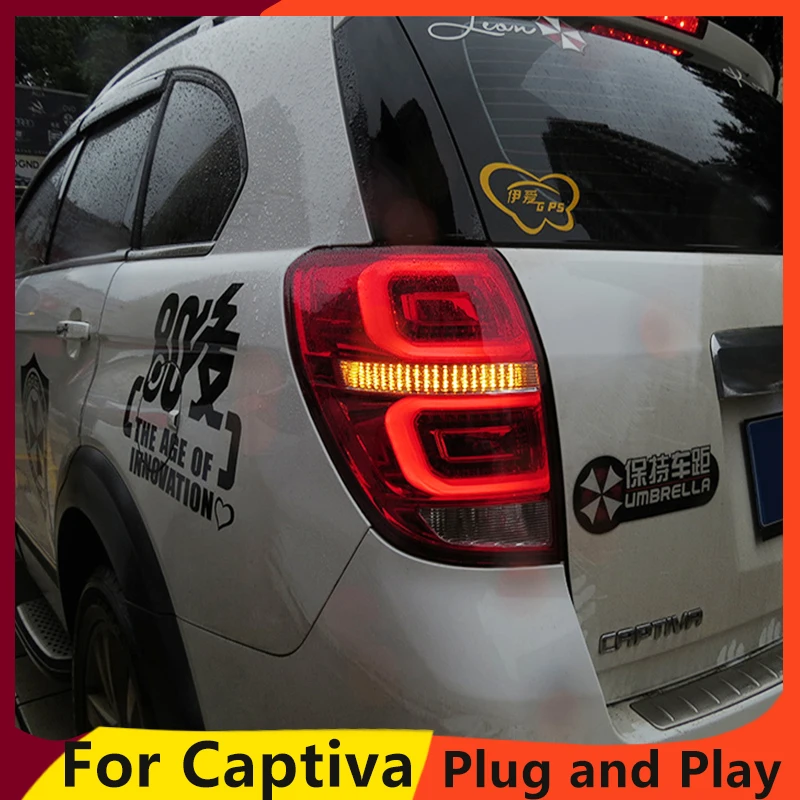 KOWELL стайлинга автомобилей для Chevrolet Captiva 2009 2016 задних сигнальных огней