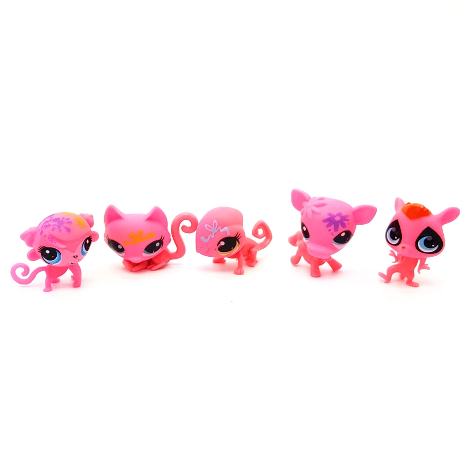 SAINTGI 20 штук Little Pet Shop LPS случайный Стиль игрушки Кот фильм фигурки мини ПВХ 4 6 см