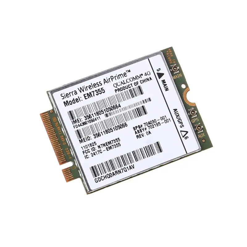1 шт. WWAN карта беспроводной wifi Sierra для hp LT4111 EM7355 Gobi5000 4G LTE Modual NGFF M.2 HSPA WCDMA высокая скорость