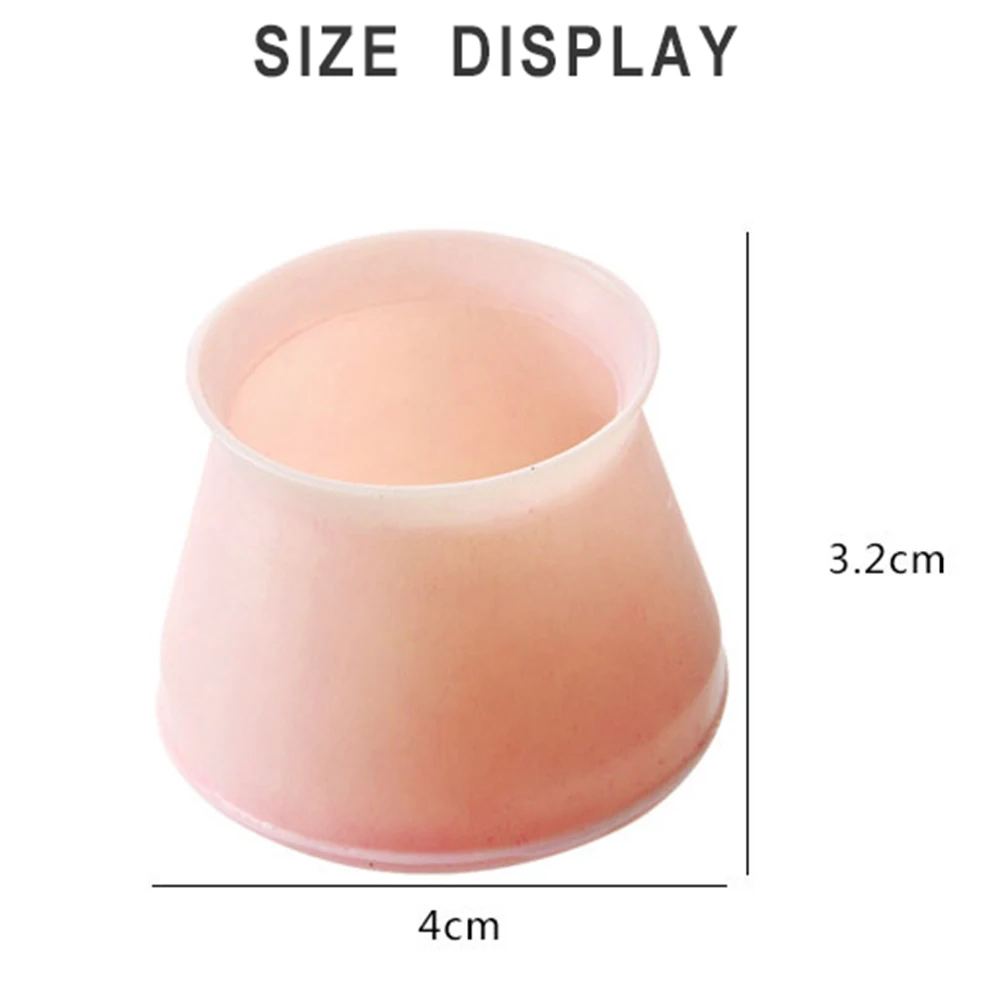 4Pcs/Lot Table Chair Leg Mat Silicone Non-Slip Caps Foot Protection Bottom Cover Pads Wood Floor Protectors | Обустройство дома