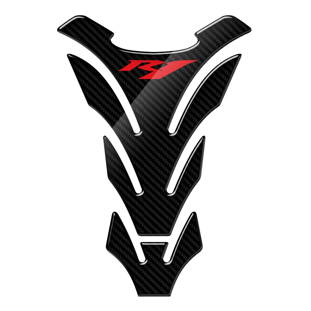 3D углеродный вид защитная накладка на бак мотоцикла наклейки Чехол для Yamaha YZF-R1 R1 танк