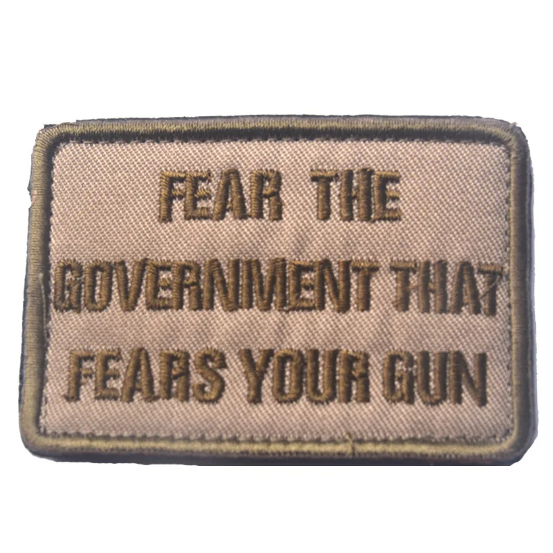 Толстовка с надписью FEAR THE GOVERNMENT thanks You GUN tacic Morale Patch 8*5 см американская нашивка на